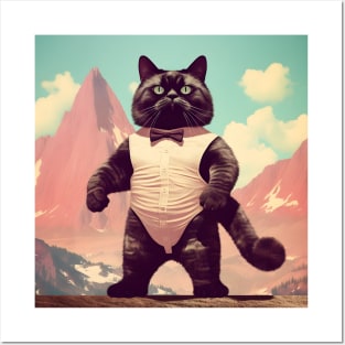 Feline Flex: The Beefcake Kitty Brigade -Rudy Posters and Art